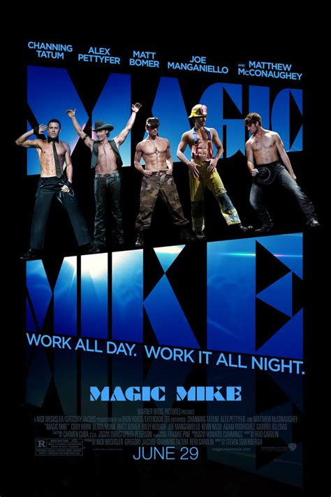 Magic Mike Font and Magic Mike Poster