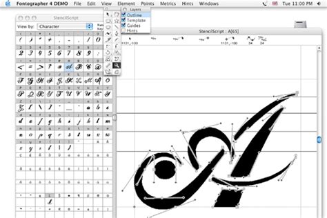 Stencil Script - Font Design on Behance