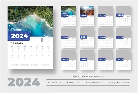 2024 Monthly Calendar Psd Free Download Full List - 2020 2024 Calendar