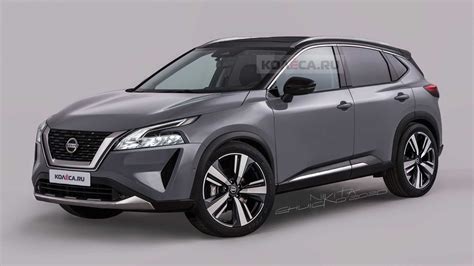 Nuevo render del Nissan Qashqai 2021... sin los faros divididos