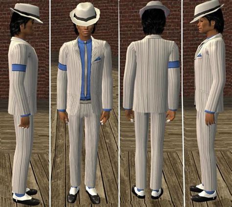 Mod The Sims - Michael Jackson's "Smooth Criminal" Outfit