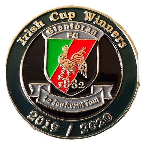 2020 Irish Cup Winners Pin badge