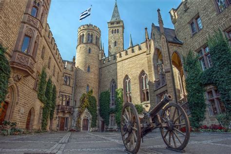 The courtyard of castle Hohenzollern in Germany : r/pics