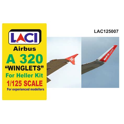 LACI Ltd LAC125007 Airbus A320 winglets (Heller)