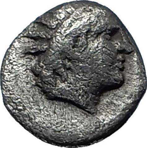 RHODES 205BC HELIOS COLOSSUS Wonder of World Island Silver Greek Coin i68171 | Greek coins ...