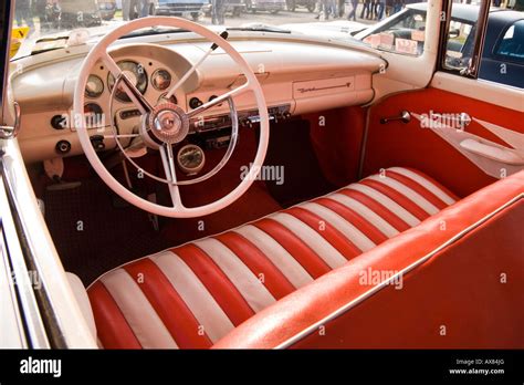 Ford Fairlane Club Sedan 1956 interior Stock Photo - Alamy