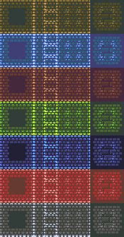 4-Color Dungeon Bricks (16x16) | Liberated Pixel Cup