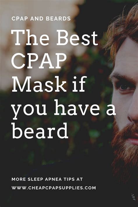 CPAP Masks for Beards | Cpap mask, Cpap, Beard