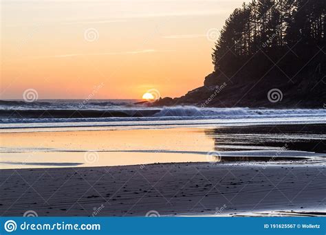 Sunset at the coast stock image. Image of destination - 191625567