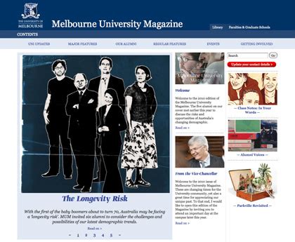 Melbourne University Alumni Magazine | Media Insights