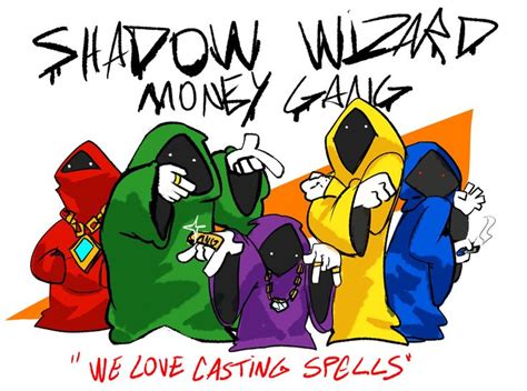 Colorful Cartoon Characters: Shadow Wizard Money Gang