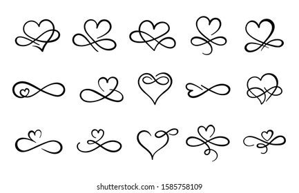 White Infinity Tattoos