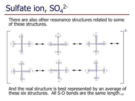 .What is the effective number of bonds between the sulfur atom and each oxygen atom in the ...