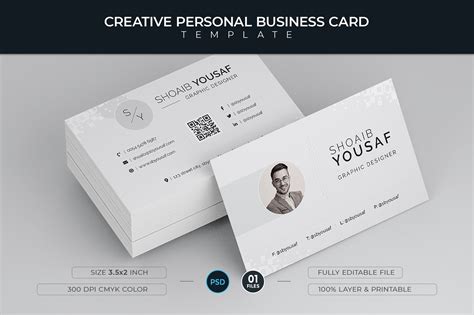 Personal Visiting Card Format