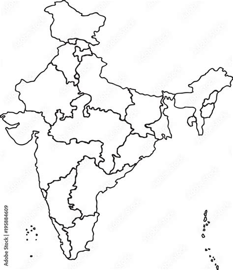 India Map Outline Sketch - Get Latest Map Update