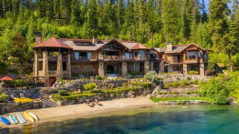 Inside a Stunning $27 Million Idaho Ranch – Robb Report | House in the woods, Coeur d'alene ...