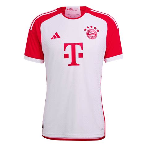 adidas Men's FC Bayern Munich 2023/2024 Home Authentic Jersey White/Re ...