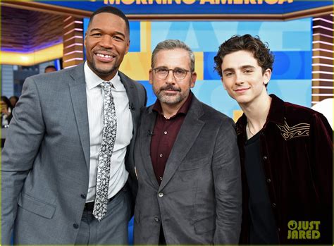 Photo: timothee chalamet steve carell good morning america 14 | Photo ...