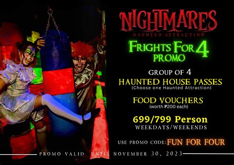 🎃𝐍𝐎𝐕𝐄𝐌𝐁𝐄𝐑 𝟐𝟎𝟐𝟑 𝐏𝐑𝐎𝐌𝐎!🎃 🧟𝐀𝐋𝐋-𝐈𝐍-𝐎𝐍𝐄... - Nightmares Manila