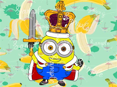 Instant Download Minion King Bob Art Bob Digital Download - Etsy