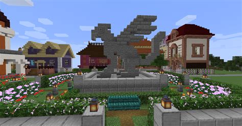 Griffin Statue in the Park : r/Minecraftbuilds