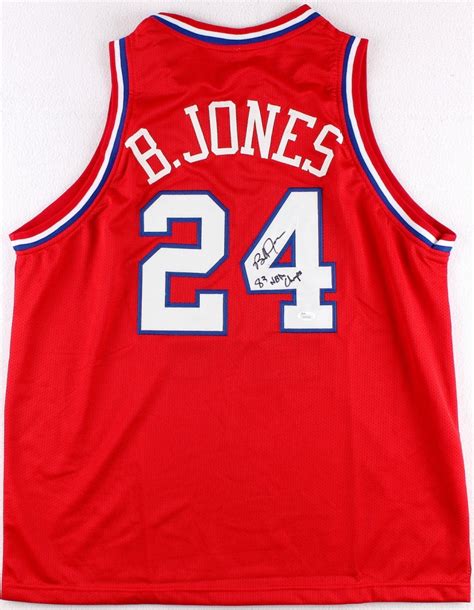 Bobby Jones Signed 76ers Jersey Inscribed "83 NBA Champs" (JSA COA ...