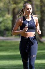 ARABELLA CHI Workout at a Park in London 04/15/2020 – HawtCelebs