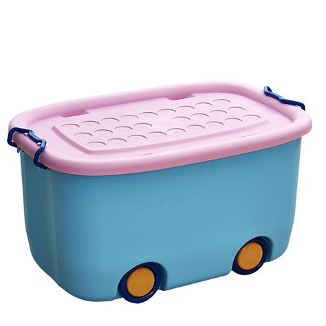 plastic storage bins Wheels Plastic Portable Function Storage Box For ...