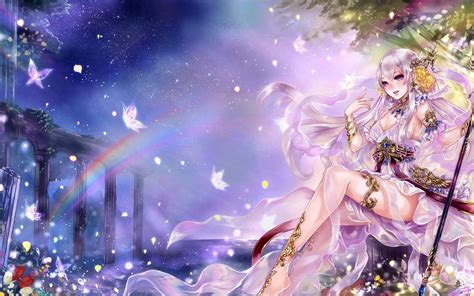 Nature Anime Girl Wallpapers - Top Free Nature Anime Girl Backgrounds ...