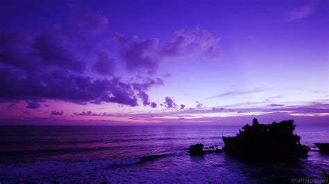 Purple Aesthetic Ocean Waves Clouds Blue Sky HD Purple Aesthetic Wallpapers | HD Wallpapers | ID ...