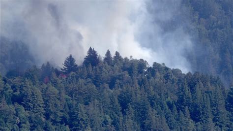 WATCH LIVE: Huge plume of smoke visible from fire in Santa Cruz Mountains | abc7news.com