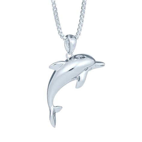 Large Dolphin Necklace - Landing Company