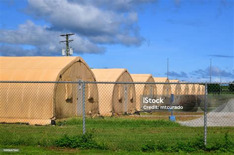 Northern Marianas College Tents Saipan Cnmi Stock Photo - Download Image Now - Building Exterior ...