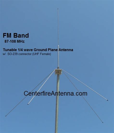 Tunable 87-108 MHz FM Band Broadcast Antenna – Centerfire Antenna Mfg Co