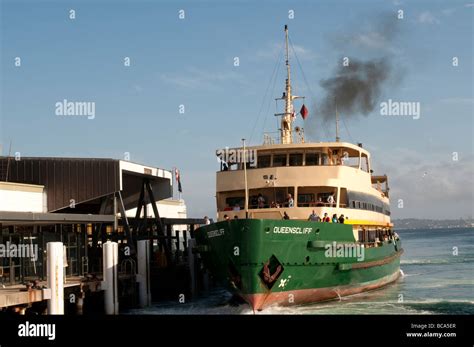 Manly ferry in Manly wharf Sydney NSW Australia Stock Photo - Alamy