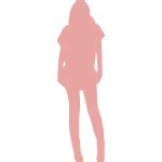 Girl in jacket | Free SVG
