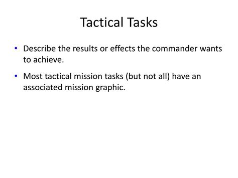 PPT - Tactical Tasks and Graphics PowerPoint Presentation, free download - ID:2094360