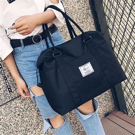 2018 Women Shoulder Bags Oxford Casual Travel Tote Bag Big Size Women's ...