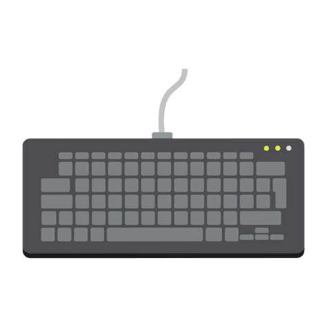 Flat keyboard icon - Transparent PNG & SVG vector file