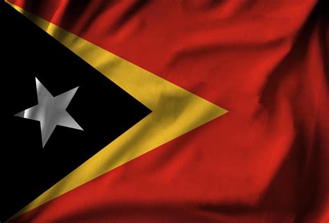 Flag of Timor-Leste 10178355 Stock Photo at Vecteezy