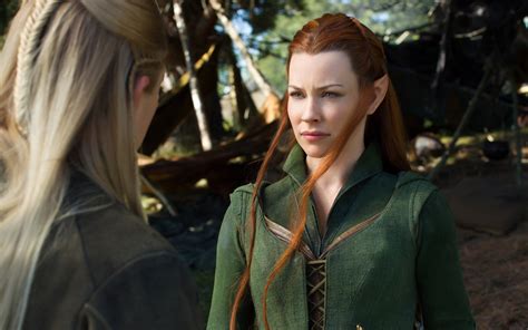 women, Redhead, Evangeline Lilly, The Hobbit, Tauriel, Movies, The Hobbit: The Battle of the ...