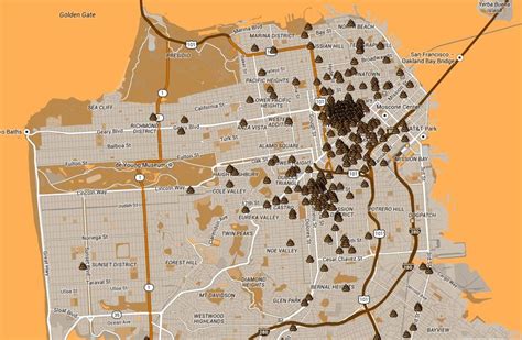 San Francisco Feces Map - Ailina Laurette