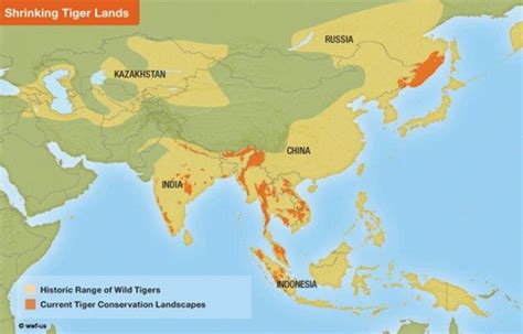 Bengal Tiger Habitat Map