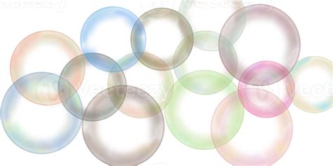 Transparent rainbow soap bubble 18972330 PNG