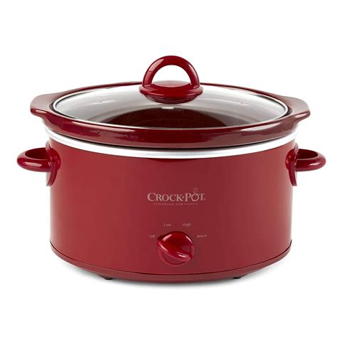 Crock-Pot, Large 4-Quart Oval Manual Slow Cooker, Multi-function ...