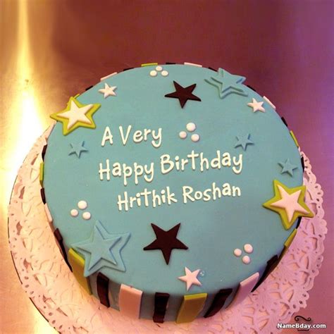 Happy Birthday Hrithik Roshan Images of Cakes, Cards, Wishes