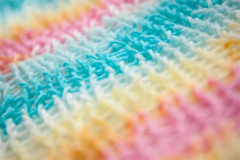 Rainbow Colors Background, Knitting Wool Texture Close Up Stock Image - Image of natural, cotton ...