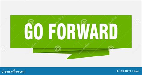 Go forward stock vector. Illustration of note, peeler - 124344574