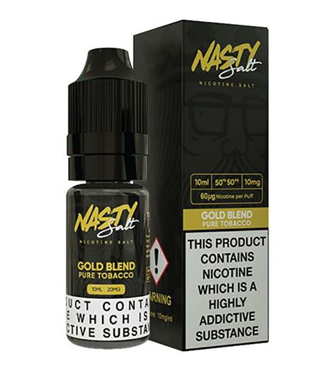 Gold Blend | Nasty Juice Nic Salts 10ml - Pure Vaper