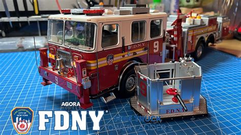 Build the FDNY Ladder 9 Fire Truck 1:24 Scale - Pack 8 - Stages 50-57 - YouTube